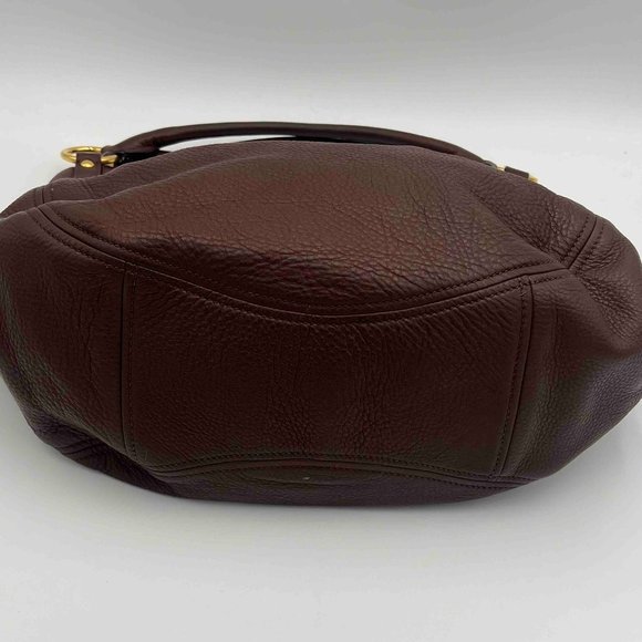 CAR SHOE - The Original Brown Leather Shoulder Bag by PRADA - Picture 3 of 6
